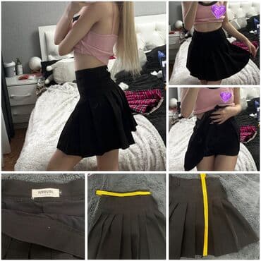 теннисный юбка: Юбка, Модель юбки: Теннисная, Мини, По талии — 4