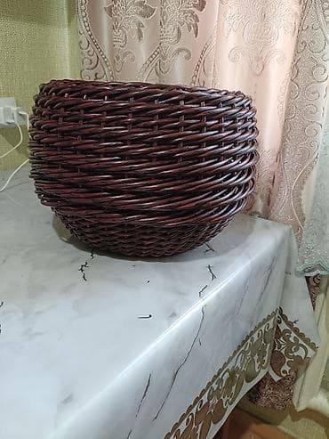 плетеная: Плетёное кашпо с пластиковым вкладышем. Принимаем заказы на — 6