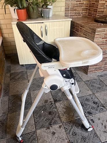 баа: Тамактандыруучу отургуч, Колдонулган, Peg perego, Трансформер, түсү - Ак — 5