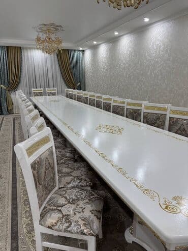 мебель офисный: Стол и стул для зала, цвет - Белый — 6