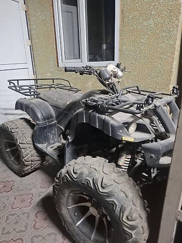 мотоциклетная маска: Квадроцикл (утилитарный) Hunter, зелёный - Полноразмерная рама с — 5