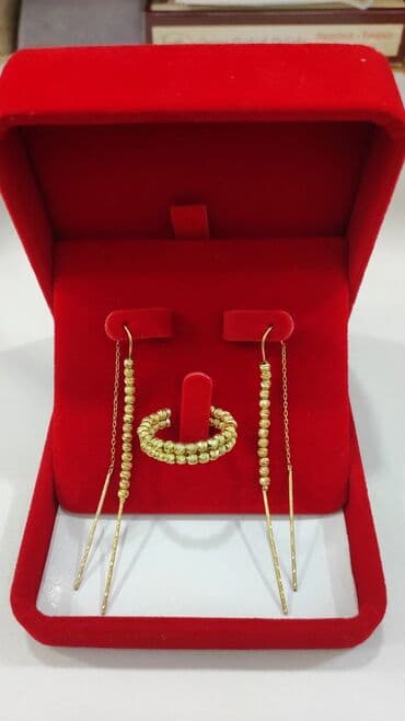 купить свадебное платье недорого: Серебряный Набор Дорика Дизайн Италия Серебро с напылением жёлтое — 3