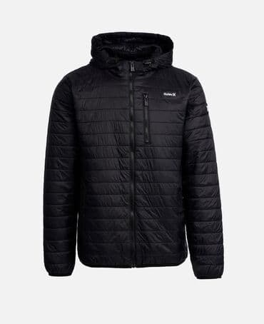 tech fleese: HURLEY. СТЕГАНАЯ КОМПАКТНАЯ КУРТКА BALSAM.Вы любите экстремальные виды — 7