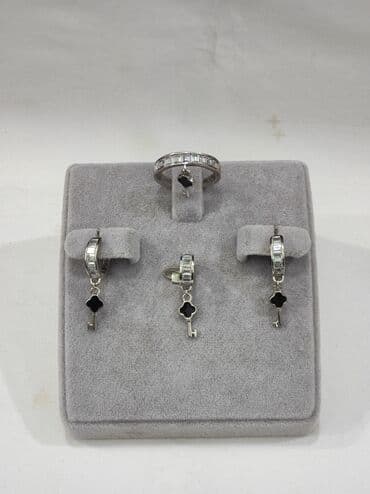 набор пандора: Серебряный Набор в стиле Ванклиф Серебро 925 пробы Дизайн Италия — 8