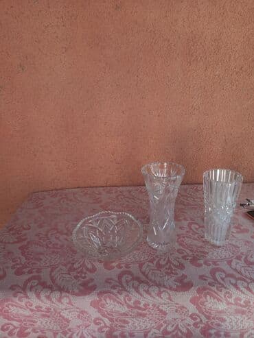 столовые сервизы: Набор для дома: посуда и ёмкости Состав: - Стеклянные изделия с — 1