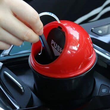 лотка авто: Ведёрко для мусора в авто с нажимной крышкой Надоел мусор в машине — 1