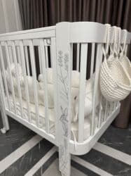 для одежды шкаф: Кроватка от Happy baby плюс набор. Матрац, подушки. Все в идеальном — 3