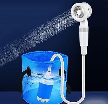 летний душ с подогревом: Походный переносной душ с аккумулятором Electric Shower Душ необходим — 1