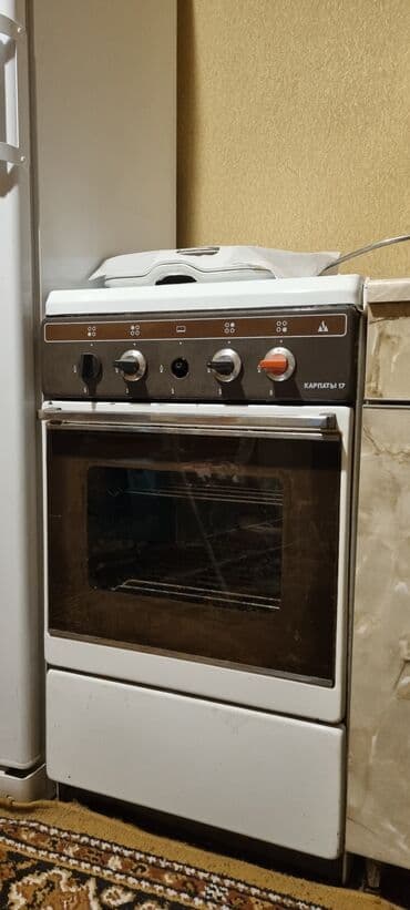 газовые плиты новая: Газовая, Механическое, Напольная, Б/у — 1