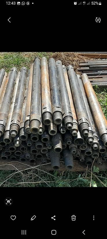 чоор фото: Бурильные штанги (drill pipe) 3.5" × 3 м - Диаметр: 88.9 мм и 63.5 мм — 1