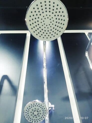 зеркало для душа: Душевная стойка цвет никель АЮ GRANDул Чокана Валиханова 2 помещения — 4