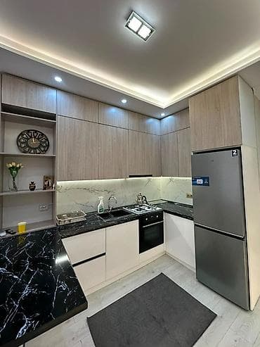 Квартиры: 1 комната, 45 м², Джал мкр (в т.ч. Верхний, Нижний, Средний) Элитка, 11 этаж, Дизайнерский ремонт — 1