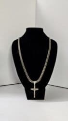 диадема ободок: Цепь "Рамзес" Серебро 925 проба С Чернением Вес 47 грамм Длина 57 см — 3