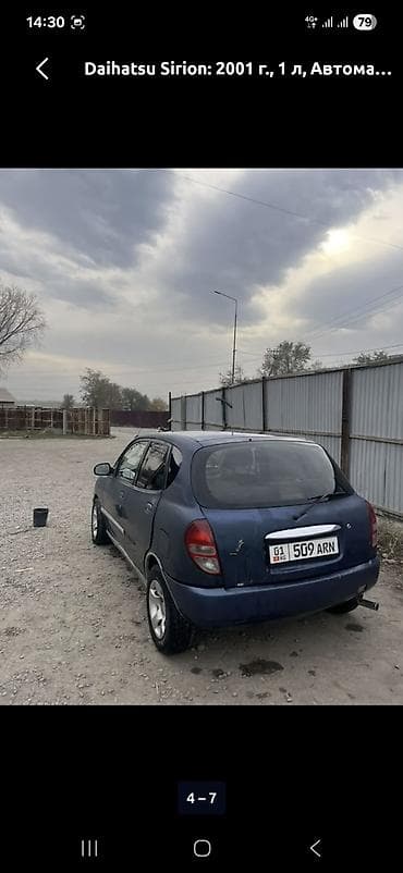 кузов тонар: Daihatsu Sirion: 2001 г., 1 л, Автомат, Хэтчбэк — 4