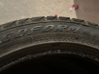 18 разноширокие: Шины 225 / 45 / R 18, Зима, Б/у, Комплект, Легковые, Китай, Goform — 2