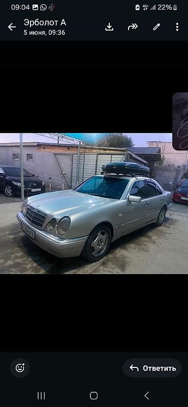 210 mers: Mercedes-Benz E-Class: 1996 г., Автомат, Бензин, Седан — 8
