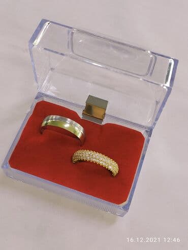 свадебные наборы ручной: Кольцо обручальное Серебро+ золото 925 пробы Италия Эксклюзив Серебро — 5