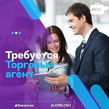 Вакансия: Торговый агент Оклад 25.000 сом + проценты от продаж
