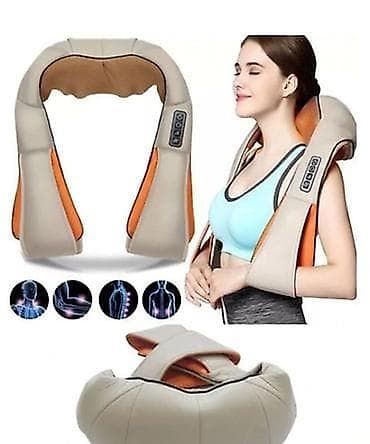 Массажер шиацу для шеи и плеч с функцией прогрева - Эргономичная