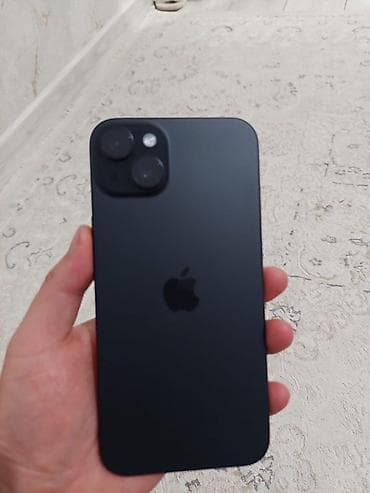 hoco w51: IPhone 15 Plus, Б/у, 128 ГБ, Черный, Чехол, 87 % — 1