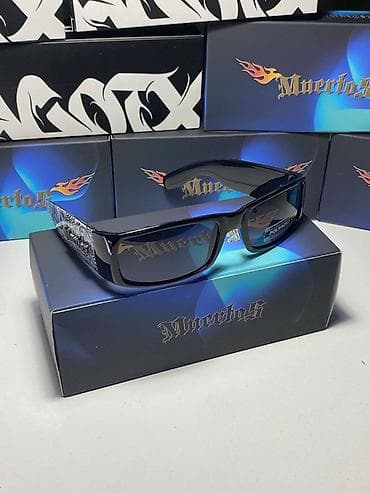 очки с шипами: Солнцезащитные очки очки, Унисекс, Прямоугольные, Линзы антибликовые, Новый — 9