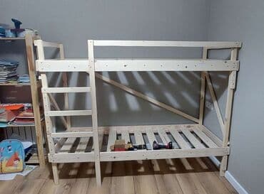 детский двух яростный кровать: Керебет, Жаңы, Балдар үчүн, Кыздар үчүн, Каптал жактары, Жыгач, Акылуу жеткирүү, Өзү алып кетүү — 4