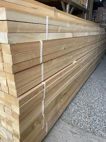 Брус: Брус/доска строганая 4×3 - Материал: хвойная древесина - Сечение: 4×3 — 1