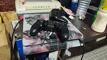 Техника и электроника: Игровая консоль PlayStation 4 Slim с кастомным виниловым оформлением — 2