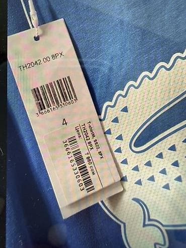 Мужская футболка, L, Lacoste, Новый, цвет - Синий, Платная доставка, Самовывоз — 2