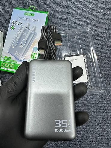 Аксессуары для мобильных телефонов: Компактный и мощный пауэрбанк GERLAX на 10 000 mAh с быстрой зарядкой — 7