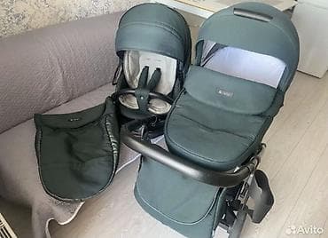 коляска автолюлька: Коляска, Другой бренд, Б/у — 2