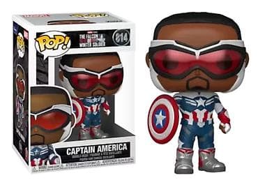 Статуэтки: Funko Pop! Marvel: Captain America (Sam Wilson) — эксклюзив Amazon - — 1