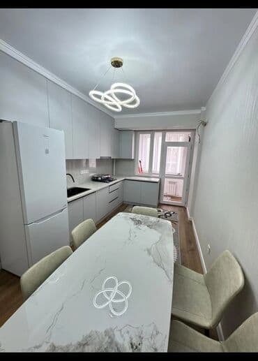 готовые квартиры в рассрочку в бишкеке 2023 год: 2 комнаты, 57 м², Элитка, 6 этаж, Евроремонт — 2