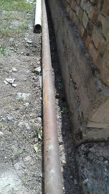 Кеңсе буюмдары: Труба железное. Разм;6метр.длина, диаметр100 — 1