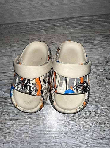 pop it: Детские кожаные сандали, сост идеал, размер 21, Турция. Кроксы в — 2