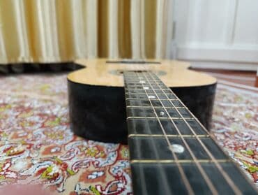 гантели наборные хромированные: Акустическая гитара 4/4 - Классическая форма корпуса: светлая — 3