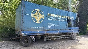 Прицеп, Тентованный