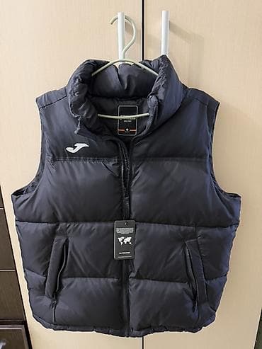желеты: Новая ‼️ Пуховая жилетка Joma, темно‑синяя/черная. - Спортивный — 2