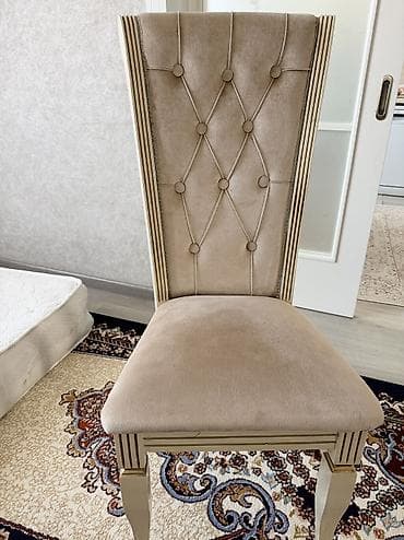 computer table: Стол и стул для зала, Б/у, цвет - Бежевый — 4