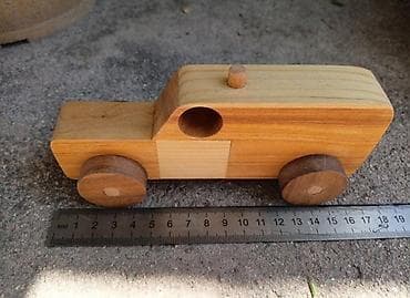 Көркөм өнөр жана коллекциялоо: Деревянные игрушечные машинки ручной работы - Материал: натуральная — 8