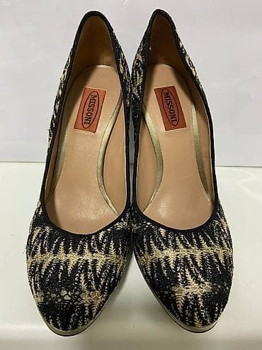 Туфли "Missoni" original размер 37, высота каблука 11 см. Без коробки — 7