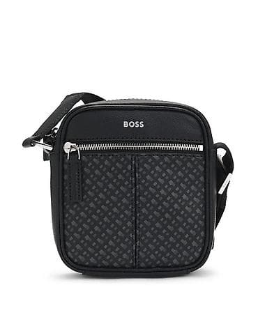 Мужская компактная сумка через плечо BOSS.
Оригинал 100%