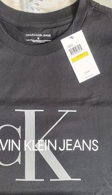 Футболки: Мужская футболка, M, Calvin Klein, Новый, цвет - Черный — 5