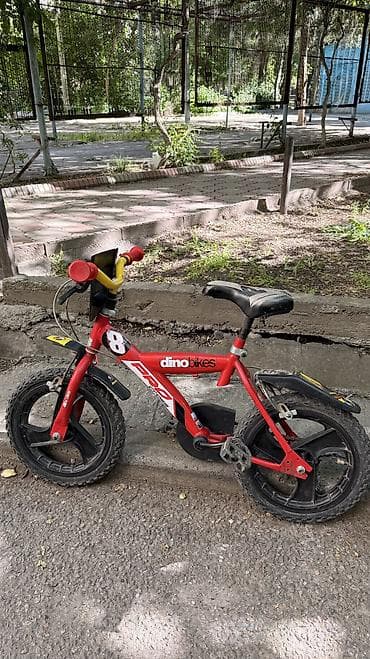 детский велосипед dino bikes inter 16: Детский велосипед, 2-колесный, 4 - 6 лет, Для мальчика, Б/у — 3
