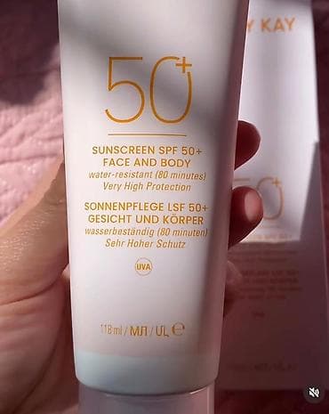 Личные вещи: Солнцезащитный крем Mary Kay SPF 50+ для лица и тела, 118 мл. - Очень — 3