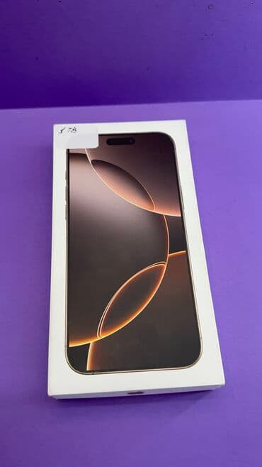 айфон 16 про макс 1 тб цена бишкек: IPhone 16 Pro Max, Колдонулган, 1 ТБ, Куту, 95 % — 2