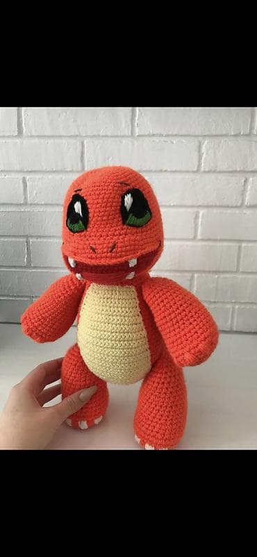 ре: Вязаная крючком игрушка «Чармандер» - Авторская мягкая игрушка — 2
