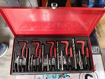 Инструменты: Набор для ремонта резьбы (вставки типа Helicoil) в металлическом — 1