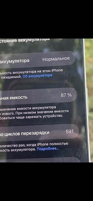 военные наушники: IPhone 15 Pro Max, Б/у, 512 ГБ, Белый, Коробка, 87 % — 2