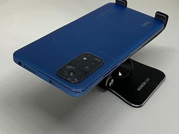 fly sky: Redmi, Redmi Note 11, Б/у, 128 ГБ, цвет - Синий, 2 SIM — 2
